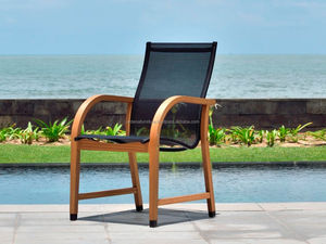 Ensemble de table et chaises de jardin ARDENA en bois, chaises modernes confortables et robustes, style farmhouse, pour cour, salon, extérieur, parc, hôtel, villa - Product Image 5