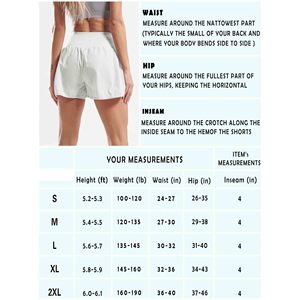 Shorts de yoga rose taille haute avec poches, séchage rapide, design asymétrique, couleur unie, élasthanne, polyester, taille élastique, pour femme, fitness - Product Image 6