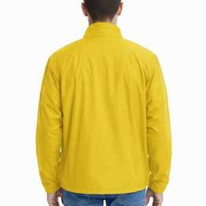 Chaqueta Cortavientos Ligera, Impermeable y Transpirable para Hombre con Cuello Alto, Logotipo Frontal, Cremallera, Softshell, para Invierno y Actividades al Aire Libre - Product Image 2