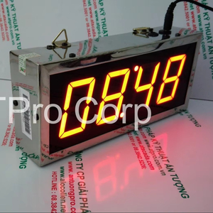 ATC-HHMM-S-I Modern Plastic <b>Digital</b> <b>Wall</b> <b>Clock</b> with LED Display High Precision Timekeeping From ATPRO Vietnam - Product Image 1