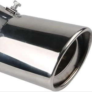 Pour BMW X3 E83 Garniture de tuyau d'échappement Aspect aluminium Tôle d'acier 1,5 mm Allemand 18303454942 NEUF - Product Image 1