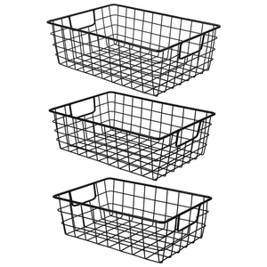 Great Quality Metal <b>Wire</b> Oval Planter Basket Vintage Metal Storage Organizer For Home <b>Garden</b> Decoration Basket Excellent Price - Product Image 3
