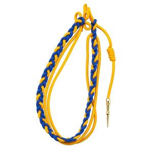 Accesorios de vestido Aiguillette personalizados, etiqueta trenzada dorada sedosa negra, uniformes personalizados Aiguillette, otro accesorio de ropa - Product Image 1