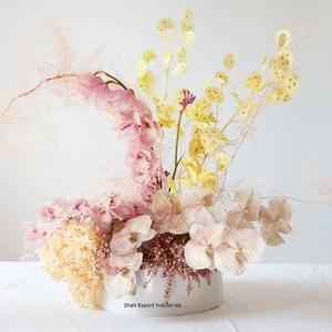 Florero con forma de barco de Metal con aspecto de tendencia en Color gris para el hogar, sala de estar, mesa, obsesión Floral decorativa - Product Image 6