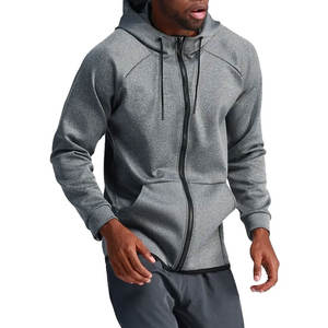 Sweat à capuche confortable pour hommes 100% coton à manches longues doublé polaire OEM ODM Logo personnalisé Fournisseur de streetwear - Product Image 1