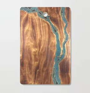 Planche à découper carrée en bois d'acacia et de mangue avec des planches à découper en bois de la meilleure qualité - Product Image 6