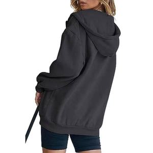 Sweat-shirts à capuche pour femmes de haute qualité, grande taille, légers, respirants, impression personnalisée en relief, sweat-shirts d'hiver, logo sur le devant, à capuche - Product Image 3