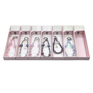 Pulsera de Cuentas de Cristal con Aspecto de Diamante, Accesorio Elegante y Lujoso - Product Image 1