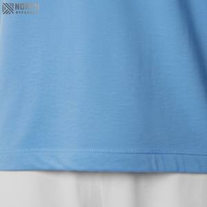 T-shirt unisexe oversize en coton 100% de haute qualité, 170 g/m², épaules tombantes, en gros, en vrac - Product Image 4