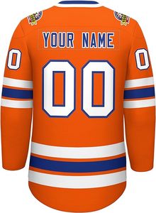 Venta caliente Hockey Jersey personalizado sublimado barato bordado en blanco Hockey sobre hielo Jersey - Product Image 3