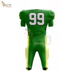 Uniformes de Fútbol Americano Personalizados para Hombre, Impresión Digital con Logotipo y Colores Personalizados, Alta Calidad, 100% Poliéster - Product Image 3