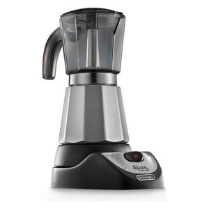 Cafetière électrique à filtre De Longhi 450W, 4 tasses, type Moka, gris et noir, modèle ALICIA Emk 4 0132037005 - Product Image 3