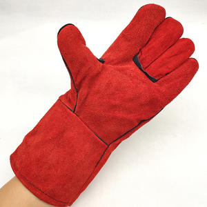 Gants de sécurité en cuir de vachette à double paume pour le travail industriel et les machinistes Gants de protection à la main Gants de soudage - Product Image 3