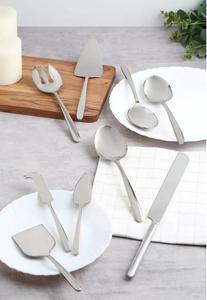 Juego de queso plateado hecho a mano de la mejor calidad personalizado de 3 piezas a la venta desayuno Hotel restaurantes - Product Image 4