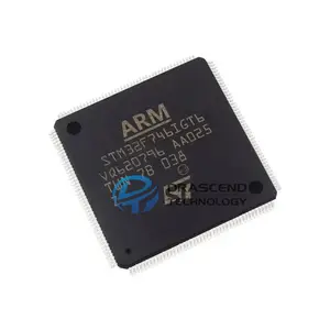 Novo Original STM32F746IGT6 LQFP176 MCU Alto desempenho & DSP FPU Braço Cortex-M7 MCU 1 Mbyte de Flash 216 MHz CPU Art Chip IC