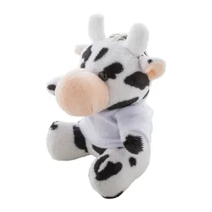 Portachiavi in Peluche Personalizzato CowFob, Moschettone Promozionale Personalizzabile - Product Image 6