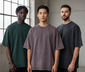 Servicios OEM de Fabricación en Fábrica: Camisetas Oversize de Algodón 100% Ecológico con Lavado Ácido, Estilo Urbano Vintage Hip Hop de Diseñador, Ajuste Holgado - Product Image 4