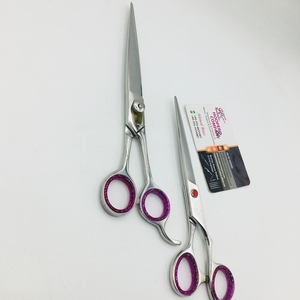 Nouveau Style barbier ciseaux pointus japonais coiffure coupe cisailles professionnel cheveux ciseaux pour barbier personnalisé argent ciseaux - Product Image 4