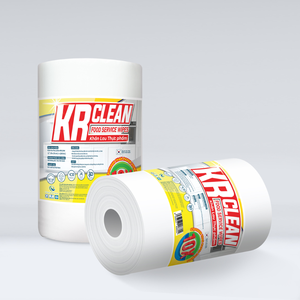 Krclean 500 hojas 20x25cm paños de limpieza sostenibles para pulir el secado y la conservación de alimentos para pescado, carne, frutas, uso en la cocina - Product Image 1