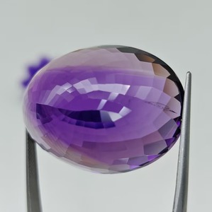 Gemas Mehrajudin, Amatista Púrpura Natural de 20 Quilates, Ovalada, Facetada, Piedra Preciosa Suelta, Calidad Superior, Certificada por Terceros, Color Play - Product Image 3
