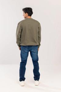 Sweat-shirt à col rond imprimé pour homme, exclusif pour l'hiver, style urbain, streetwear, coton, manches longues, surdimensionné, tendance, confortable - Product Image 2