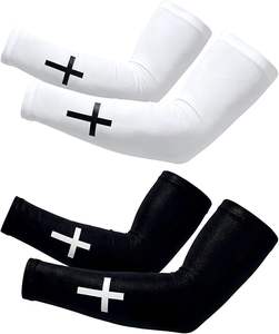 4 paires de manchons de bras de compression rafraîchissants anti-UV pour hommes et femmes, pour le sport, l'entraînement et la couverture de tatouages - Product Image 3