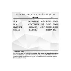 Funda de espejo para Kia Sportage, Sorenta, Hyundai Sonata - Product Image 3