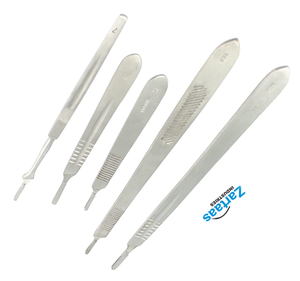 Juego de 5 cuchillos de bisturí surtidos de alta calidad, mangos de instrumentos veterinarios, fabricante de instrumentos quirúrgicos - Product Image 3