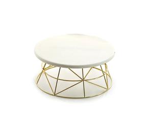 Soporte de pastel minimalista con incrustaciones de hueso blanco moderno para el hogar, cocina, servir pasteles, postres, aperitivos y exhibición Premium DE LA India - Product Image 3