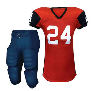 Uniforme de Fútbol Americano Unisex, Material Spandex/Poliéster, Sin Mangas, Talla Grande, Impresión Digital Frontal, Marca RAAYIN IMPEX - Product Image 1