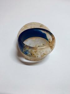 กำไลไม้ทำมือที่มีสีเรซิ่นฝัง | การออกแบบที่หรูหราทันสมัยสำหรับคอลเลกชันเครื่องประดับแฟชั่นขายส่ง - Product Image 5