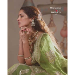Surbhi Jyoti Collection หลากสีทองชุบ Jadau Kundan แหวน MRNG91M - Product Image 1
