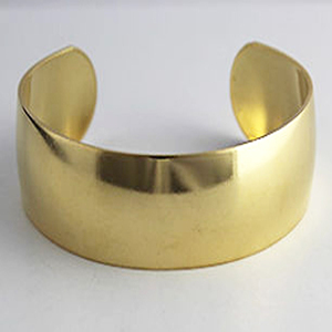 1960 Alemania Floral Año Nuevo envejecido griego mate oro martillado brazalete Floral indio estrella Luna diseño brazalete joyería artesanal - Product Image 2