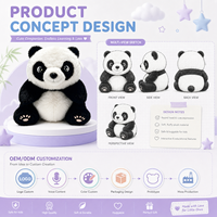 Peluche IA interactive pour enfants : Affiche les émotions, apprend à communiquer avec l'enfant, poupée douce et mignonne