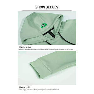 ชุดวอร์ม2025สไตล์สตรีทสำหรับผู้ชายชุดวอร์มผ้า95% โพลีเอสเตอร์/ 5% อิลาสเทนสีที่กำหนดเองยี่ห้อของคุณ - Product Image 5