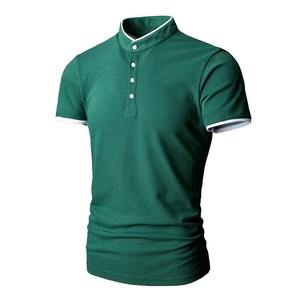 Camiseta POLO de manga corta multicolor informal de verano para hombre - Product Image 4