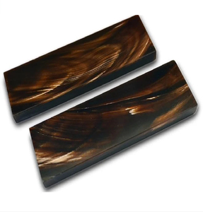 Venta al por mayor ArtisanVibe: Exquisitas escamas de cuerno de búfalo pulidas hechas a mano, cuchillos artesanales indios, herramientas y material decorativo. - Product Image 4