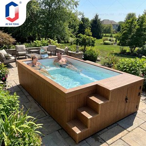 Piscina Elevada de Fibra de Vidrio de Primera Calidad para Hoteles y Comercios con Sistema de Iluminación LED - Product Image 1
