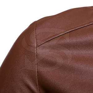 Chaqueta de Cuero de Alta Calidad con Logotipo Personalizado, Chaqueta de Cuero de Invierno, Ropa de Moda, Chaqueta de Cuero para Hombre - Product Image 5