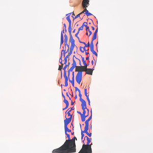 Ensemble de survêtement pour homme, design tendance, hiver, décontracté, respirant, écologique, uni, manches longues, léger - Product Image 4