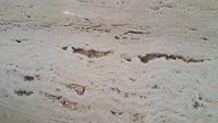 2025 résine époxy remplissage ivoire veine coupe travertin naturel populaire travertin beige haute qualité travertin beige revêtement de sol mural