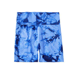 Pantalones de chándal para correr de cintura alta sin costuras CUSTOM Dye Fitness Yoga Shorts - Product Image 4