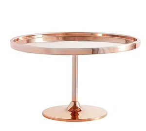 Gold Metal <b>Cake</b> <b>Stand</b> With Modern Design Perfect For Displaying Multi <b>Tiered</b> <b>Cakes</b> Pastries And Cupcakes At Events - Product Image 4