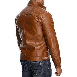 Trendy <b>mens</b> leather <b>jacket</b> crafted to elevate your style ensuring a fashionable yet comfortable everyday wear breathable wear - Product Image 5
