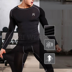 Ropa Deportiva de Alta Calidad, Conjuntos de Compresión para Hombre, Marca Privada, Conjuntos de Compresión Personalizados en Venta - Product Image 3