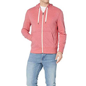 เสื้อฮู้ดซิปผู้ชาย ผ้าฝ้ายคุณภาพสูง สปอร์ตแวร์ โลโก้สั่งทำได้ เสื้อกันหนาวลำลอง ปักลาย 3 มิติ รับผลิตแบบ OEM ODM แฟชั่น - Product Image 5