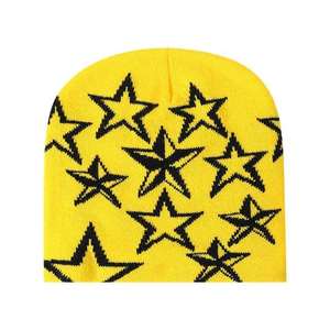 Wholesale Winter Fashion Popular Star Soft <b>Hat</b> for <b>Men</b> Women Keep Warm Knitted <b>Hat</b> <b>Beanies</b> Accept Custom Logo - Product Image 4