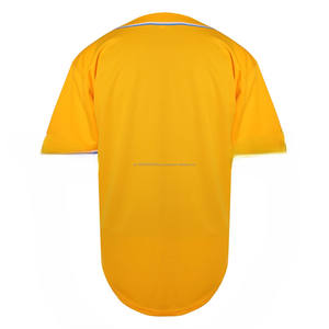 Baseball Jersey available in wholesale rate custom logo breathable hot selling anti wrinkle baseball jersey with premium quality - Product Image 3