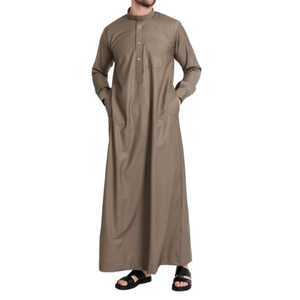 2025 nouveau dubaï modeste femmes décontracté Abaya robe en gros Satin caftan 3 pièces ensemble trompette à volants manches inspiré musulman - Product Image 1