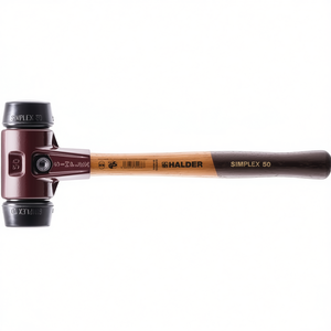 Marteau à tête souple SIMPLEX pour bois/caoutchouc de dureté moyenne, longueur 350 mm, diamètre de la tête 50 mm, certifié CE pour travaux de percussion - Product Image 3